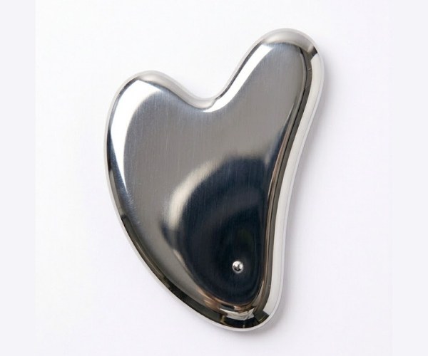 gua sha de acero inoxidable